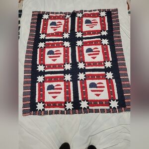 Patriotic Lap Quilt 52"×48"